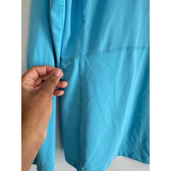 Patagonia Womens Athletic 1/4 Zip Shirt Long SLeeve Running SIZE L - Picture 3 of 7